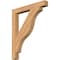 Ekena Millwork Funston Block Smooth Bracket, Western Red Cedar, 3 1/2"W x 30"D x 36"H BKT04X30X36FST05SWR - alternate 1